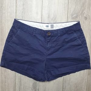 Old navy navy blue chino shorts sz 2